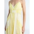 thumbnail image 3 of Free Assembly Women's and Women's Plus Striped Cotton Maxi Dress, with Cut Out Back, Sizes XS-4X, 3 of 4