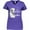 Purple, variant on Inktastic Easily Distracted by Goats Cute Goat Women's V-Neck T-Shirt