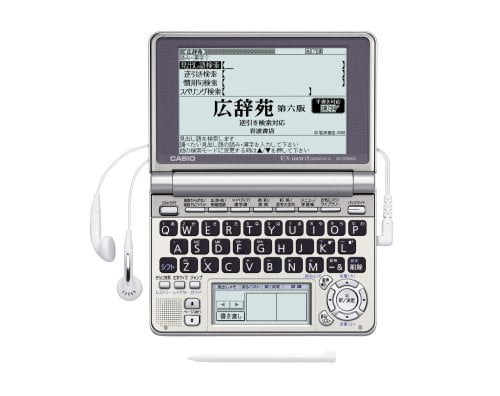 CASIO Ex-word Electronic Dictionary XD-SP6600 100 Content Multi-Dictionary  Native + 7 countries TTS voice compatible Main panel + Handwriting panel