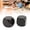 Black, variant on Rupoun 6Pcs Large Round Corner Gaming Dice Set (Purple, 4.72 inches / 12 cm) Smooth Surface Waterproof Oxidation Resistance DIY Dice for Party Bar