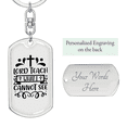 thumbnail image 2 of Lord Teach What I Cannot See Stainless Steel or 18k Gold Premium Swivel Dog Tag Keychain, 2 of 9