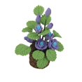 thumbnail image 1 of Decoración de jardín Macarena rosa en miniatura 1:12, 1 of 7