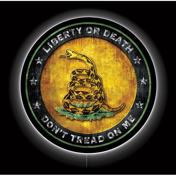 Desperate Enterprises LED DTOM Neon Sign 23 Inch Round Backlit Acrylic Wall Decor Multicolor Indoor Corded Electric Classic Bar Humor LED Wall Sign