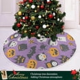 thumbnail image 6 of GZHJMY Halloween Christmas Tree Skirt Halloween Tree Skirt for Holiday Party Home Christmas Day Ornaments 48", 6 of 6