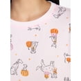 thumbnail image 3 of Way to Celebrate Women's Hacci Knit Short Sleeve Sleep Top, Sizes XS to 3X, 3 of 4