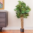 thumbnail image 4 of Nearly Natural Fiddle Leaf Fig Artificial Tree-Size:48", 4 of 7