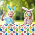 thumbnail image 5 of Eolstice Easter Themed Painted Disposable Tablecloth, Valentine's Day Holiday Decoration for Party Tables, Disposable Tablecloth for Holiday Events, Parties, Meals, Festive Occasions(M), 5 of 6