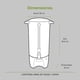 thumbnail image 3 of Urna Cafetera 50 Tazas AVERA Acero Inoxidable Con Indicador De Nivel De Agua CAF04, 3 of 9