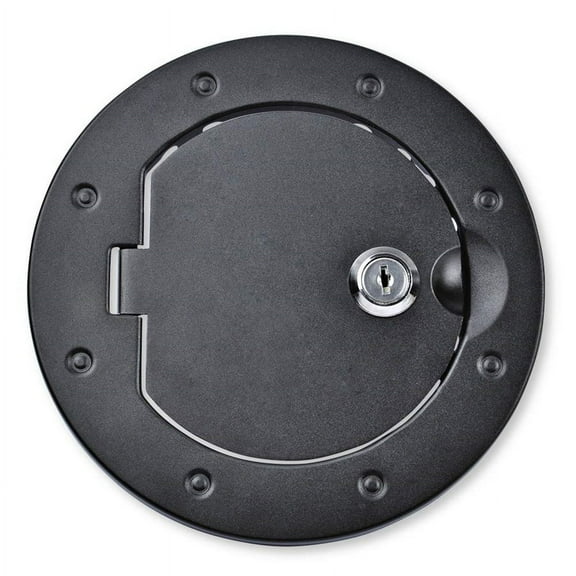 Acaigel Gas Cap Cover Locking Fuel Filler Door Cover for 2007-18 Jeep Wrangler Jk Jku a