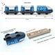 thumbnail image 4 of Juego de Vías de Tren de Madera con Pilas, Juguete de Alta Velocidad para Niños Pequeños de 3, 4 y 5 Años, Acoplamientos Magnéticos para Niños, Vehículo Urbano con Figuras, 4 of 8