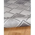 thumbnail image 2 of Laredo Fortin Grey & Ivory 5' x 7' Area Rug, 2 of 6
