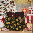 thumbnail image 6 of Rocae Flower (2) Print Christmas Drawstring Linen Gift Bag with Drawstrings Treat Bag Goody Present Bags for Christmas Party Favor, 6 of 8