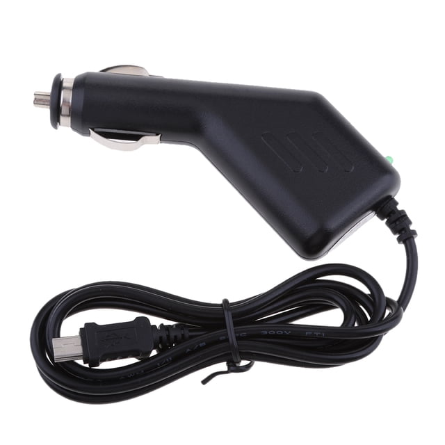 Cargador de coche 5v 1.5a cable mini usb gps dvr de carga para el coche van Sunnimix Cable de cargador de coche