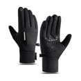 thumbnail image 1 of Guantes Térmicos Invierno para Moto y bicicleta Pantalla Tactil Talla L Malubero Negros, 1 of 4