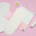 thumbnail image 2 of 3 compresas menstruales de algodón, suaves y absorbentes para la piel., 2 of 7