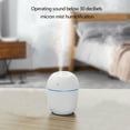 thumbnail image 6 of Cool Mist Humidifiers Bedroom Mini Humidifier Car Portable/Hotel Travel/Office Desktop Humidifier USB Humidifier Auto Shut Off 220ml/420ml for Bedroom Living Room Cars Indoor Plants, 6 of 6