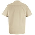 thumbnail image 2 of Red Kap Men's Short Sleeve Specialized Pocketless Work Shirt, 2 of 3