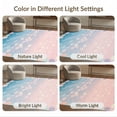 thumbnail image 7 of ODIKA 8'x10' Washable Area Rug Non-Shedding, Easy Care, Gradient Fish Scale Ombre Seashell Border Mermaid Flowing Dynamic for King Size Bedroom Under Bed, Master Suite, 7 of 7