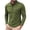 Army Green, variant on LEAVINGSUO Men's Stand Collar Long Sleeve Shirt Casual Loose Fitting Sports Breathable Top Black S