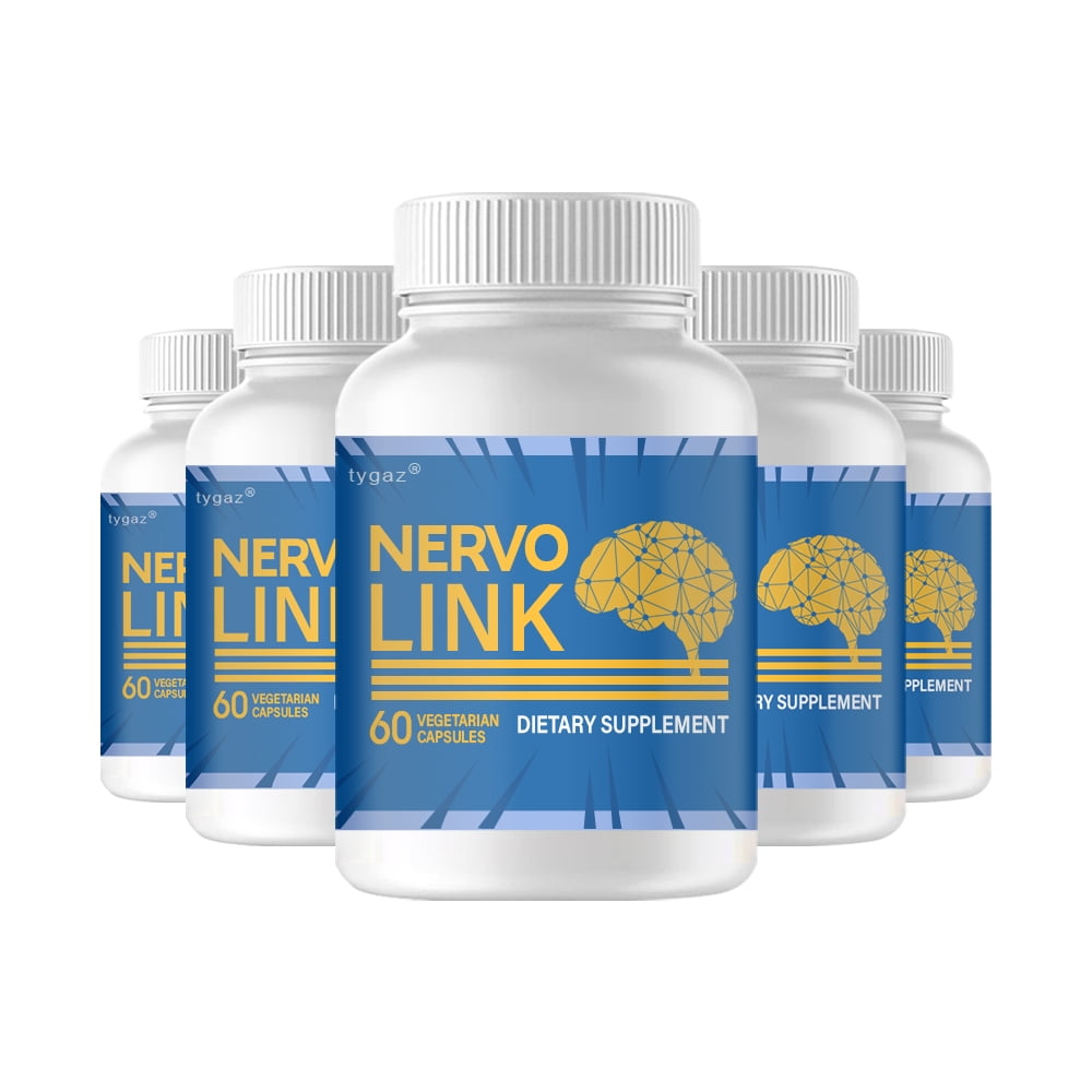 (5 Pack) Nervo Link - Nervo Link Memory Support Supplement - Walmart.com