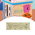 thumbnail image 4 of Piezas de tablero sensorial, juguetes educativos, material didáctico duradero y bonito, Material de tablero ocupado para actividades, guardería, , animales Baoblaze Material de tablero ocupado, 4 of 8