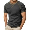thumbnail image 3 of T Shirts for Man Summer Casual Short Sleeve Crewneck Tshirts Lightweight Breathable Relaxed Fit Mens Tees, 3 of 8