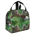 thumbnail image 2 of Pofeuu Australian White Tree Frog Sitting on Branch Print Lunch Bag Lunch Box Insulated Lunch Bag Adult Lunch Box for Men and Women, 2 of 8