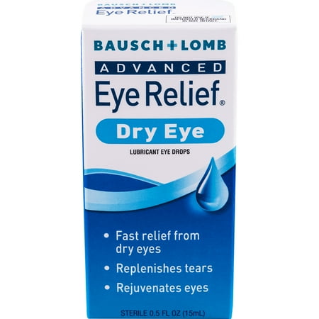 Advanced Eye Relief Lubricant Eye Drops for Relief from Dry Eyes, .5 fl oz