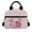 Cute Axolotl Donut Print, variant on HUIACONG Lunch Bag with Sunflower Butterfly Pattern, Insulated Lunch Tote with Aluminum Film Material, Dirt Proof Front Pocket for Camping and Outdoor Trips