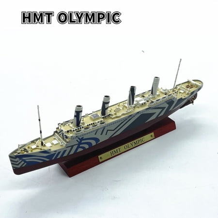 1:1250 Scale Alloy Diecast Cruise Ship Model RMS TITANIC HMT OLYMPIC Ocean Liner