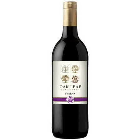 Oak Leaf Shiraz Wine, 750 mL, case of 12