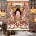 thumbnail image 1 of Tapicería Miao, diseño retro, diseño de minorías étnicas, 150 x 130 cm, microtela, 1 of 1