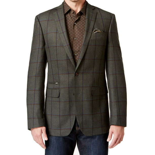 Tallia - Tallia Mens Plaid 2 Button Suit Jacket - Walmart.com - Walmart.com