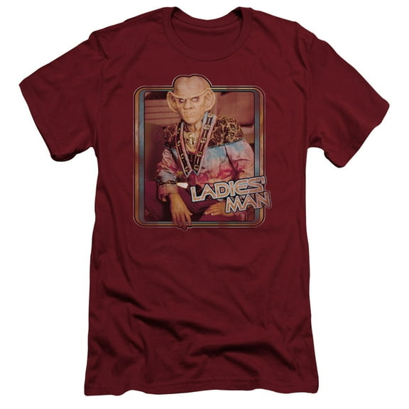 Star Trek Ladies Man Adult 30/1 T-Shirt Cardinal