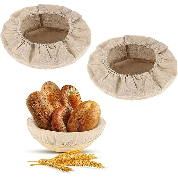 Bread Basket Liner, Linen Bread Basket Cover, Bread Proofing Basket Liners, 6PCS Bread Proofing Basket Cloth Cloth Protection