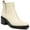 Cream Leather, variant on Franco Sarto Womens Dalden Leather Square Toe Ankle Boots
