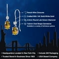 thumbnail image 2 of Gem Stone King 14K White Gold Mango Mystic Topaz and Lab Grown Diamond Earrings for Women | 2.53 Cttw | Gemstone November Birthstone | Oval 7X5MM, 2 of 6