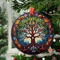 thumbnail image 2 of Tree of Life Window Ornament, Light Catcher Window Hanging, Home Decoration World Tree, Family Tree Gift, SunCatcher Indoor Decor, Ornament 2025, Holiday 2025, Festive Home, 2 of 5