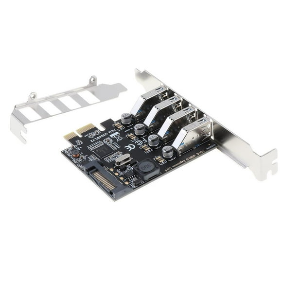 Adaptador de Expansión de 4 Puertos USB 3.0 Sunnimix Tarjeta de expansión PCI Express