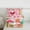 Christmas Pink K, variant on Castle Fairy Letter Monogrammed P Bedding Comforter Set 2pcs for Preppy Child,Christmas Santa Claus Deer Twin Comforter Sets Microfiber,Happy New Year Breathable Bedding Set,Microfiber Bedroom Decor
