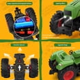 thumbnail image 6 of 95272FUNNRemote Control Tractor Toy for Kids 3+, 1/24 Scale Farm Vehicle with Farmer Figure, Rechargeable Battery Powered, Realistic Lights & Detachable Trailer Hitch, Green, 6 of 8