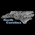 thumbnail image 2 of LA Pop Art Men's Word Art Crewneck Sweatshirt - North Carolina, 2 of 2