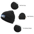 thumbnail image 3 of Pochacco Winter Beanie Hats for Men Women, Warm Cozy Knitted Cuffed Skull Cap, 3 of 8