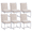 Beige-Chrome, variant on Dayalane Mid Century Modern Dining Chairs Set of 2, Beige Linen Upholstered Kitchen & Dining Room Chairs with Gold Metal Frame, Armless Side Chairs for Living Room