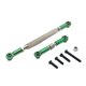 thumbnail image 1 of Bewildely 2 piezas 1/12 varilla de enlace de dirección RC pieza de actualización aleación de aluminio varilla de amarre de dirección duradera Kits de construcción modelo Verde, 1 of 6