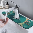 thumbnail image 7 of Kdxio Around The Planet Pattern Non-Slip Diatom Mud Faucet Drain Pad,Self Absorbent Mat for Kitchen Sink for Variety Kitchen & Bathroom Countertops, 7 of 7