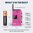 thumbnail image 6 of BACtrack Keychain Breathalyzer (Pink) | Ultra-Portable Pocket Keyring Alcohol Tester for Personal Use, 6 of 7