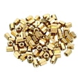 thumbnail image 1 of Unique Bargains 100pcs Brass Straight PCB Pillar Female Thread Hex Standoff Spacer M3x5x6mm, 1 of 1