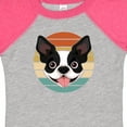 thumbnail image 4 of Inktastic Boston Terrier Dog Retro Sunset Boys or Girls Baby Bodysuit, 4 of 5