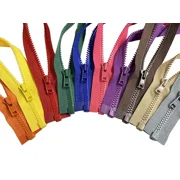 YKK #3 Zipper, 10pcs Separating Jacket Zippers for Sewing Coat Jacket Zipper Light Weight Plastic Zippers 10 Colors Mixed (27 Inches)